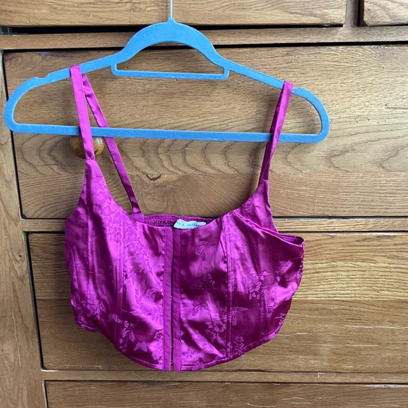 Pacsun Pink Flowery Top - Picture 1 of 1